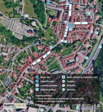 Zemljevid parkiranja